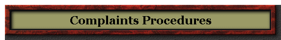 Complaints Procedures